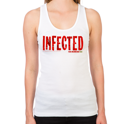FTWD Infected Women's Racerback Tank