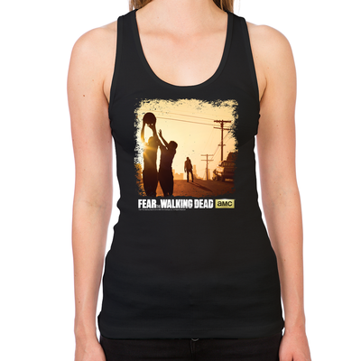 FTWD Pick Up Basketball Women's Racerback Tank