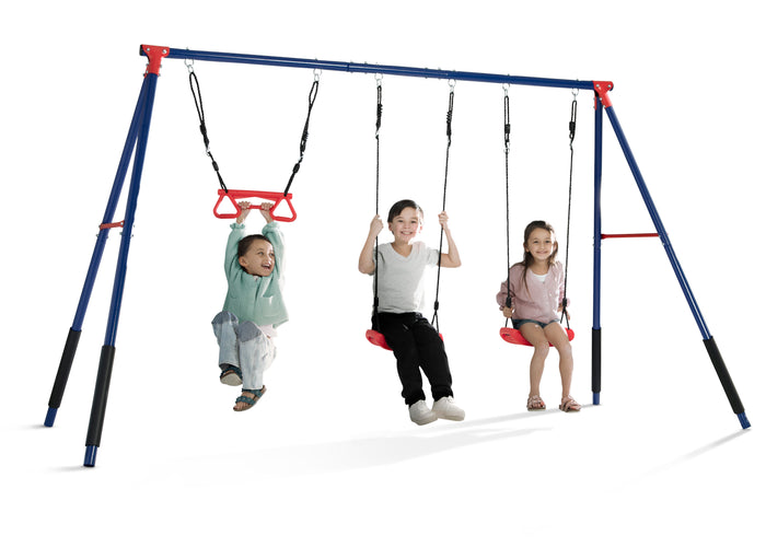 OP86557GN 1637 funzone metal swing set 3pc silo 04