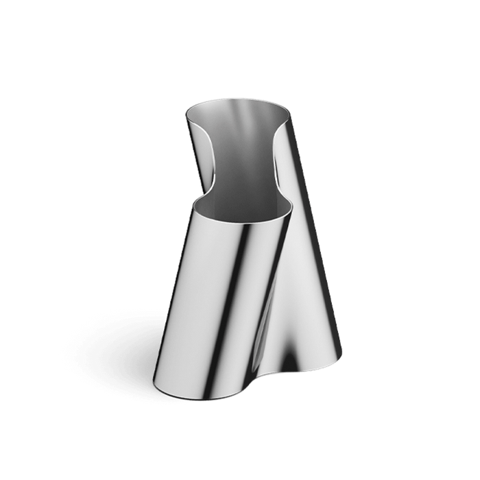 Georg Jensen Lituus Vase, Stainless Steel Medium Eleish Van Breems Home