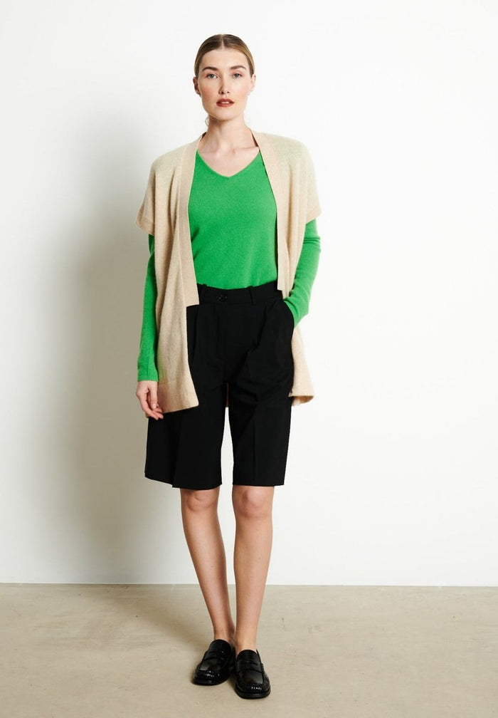 RIA 4 Kimono en cachemire beige