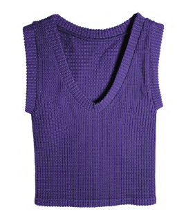 Girls Waffle Tank