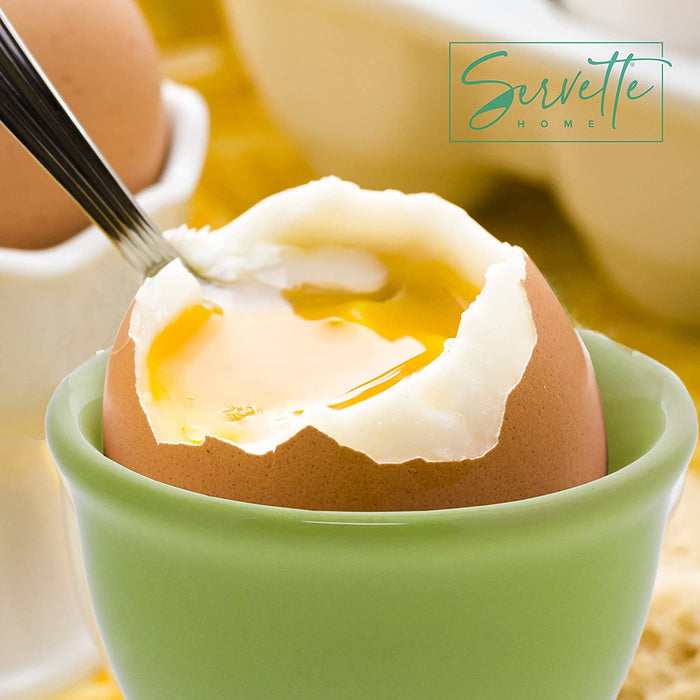 Green Ceramic Egg Cups