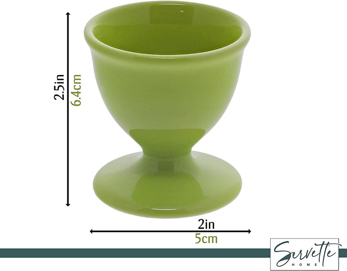 Green Ceramic Egg Cups