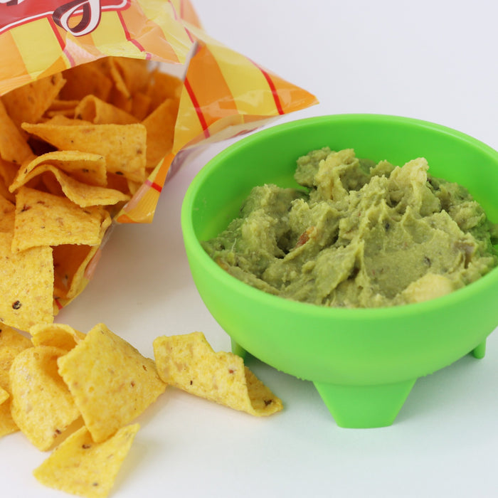 yellow salsa bowls