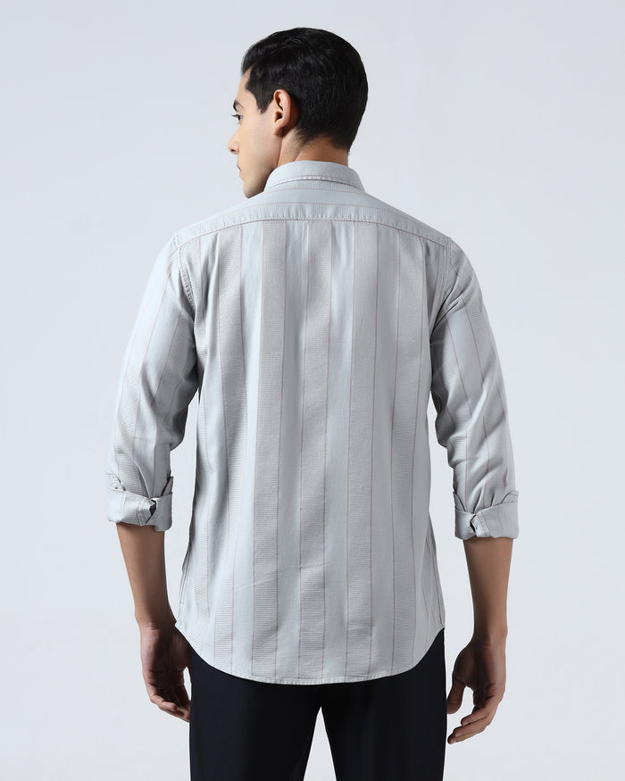 Grey Stripe Shirt - Sabel
