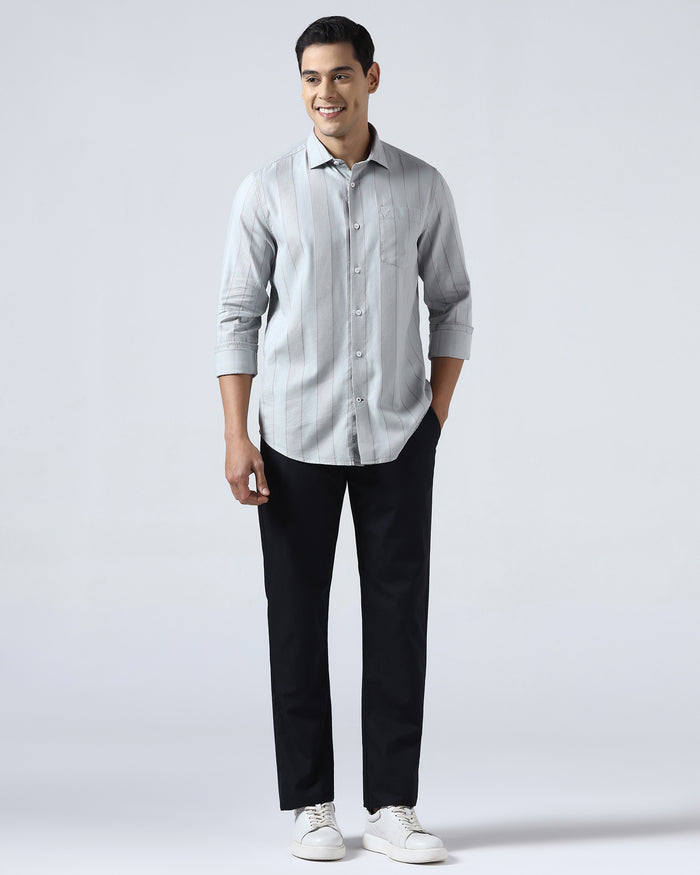 Grey Stripe Shirt - Sabel