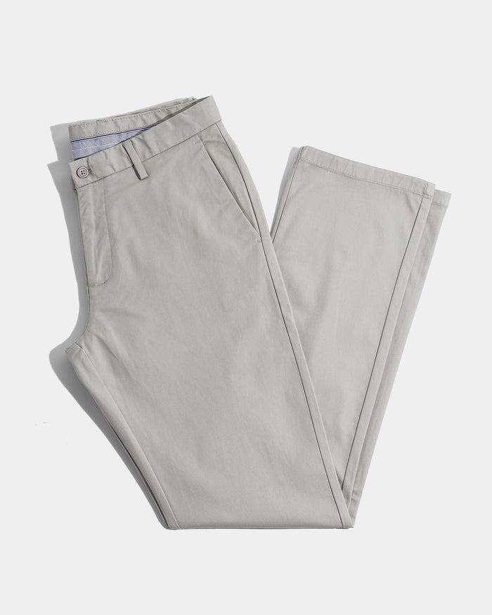 Grey Textured Khakis - Ibis