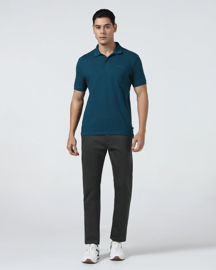 Grey Textured Khaki - Pecan
