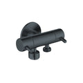 Gun Metal Dual Control Mini Cistern Cock - Acqua Bathrooms