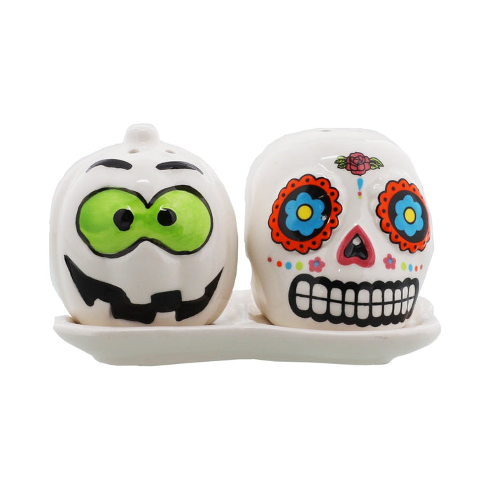 sugar skull salt and pepper shakers