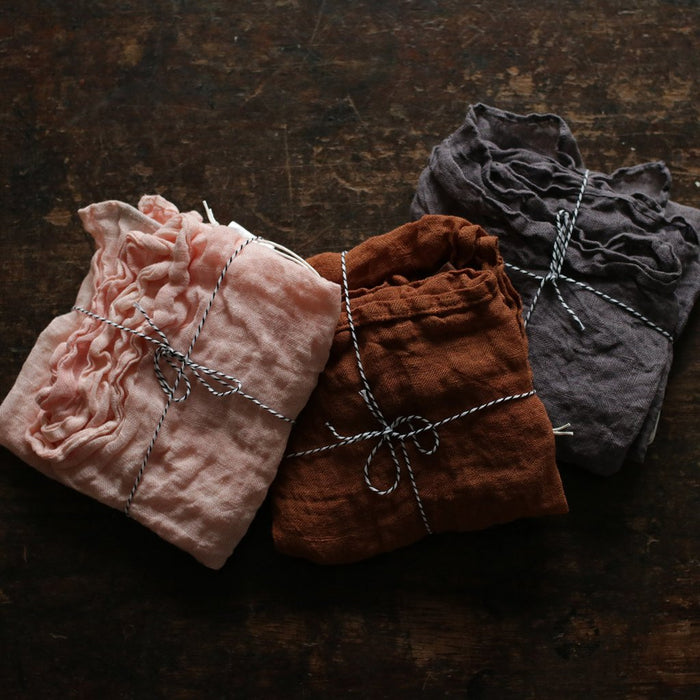 Hand Dyed Linen Wina Muslin/Scarf - Many Colours