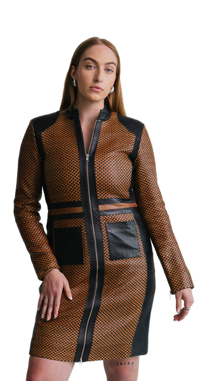 Hand Woven Basket Weave Jacket