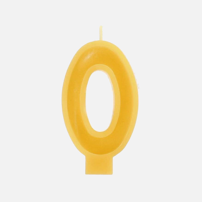 Handmade Beeswax Number Candles