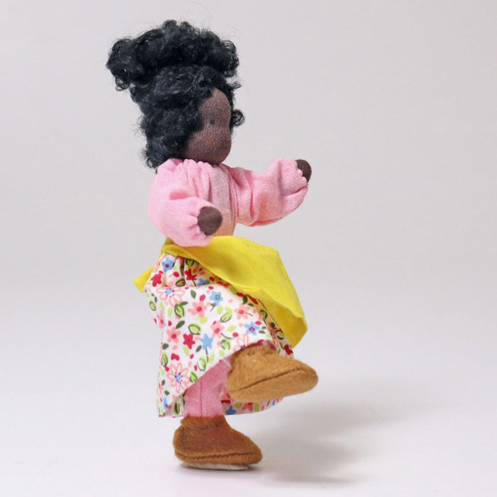 Handmade Cotton Doll's House Doll - Mrs Ebenholz