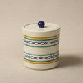 Handpainted jar or ice bucket