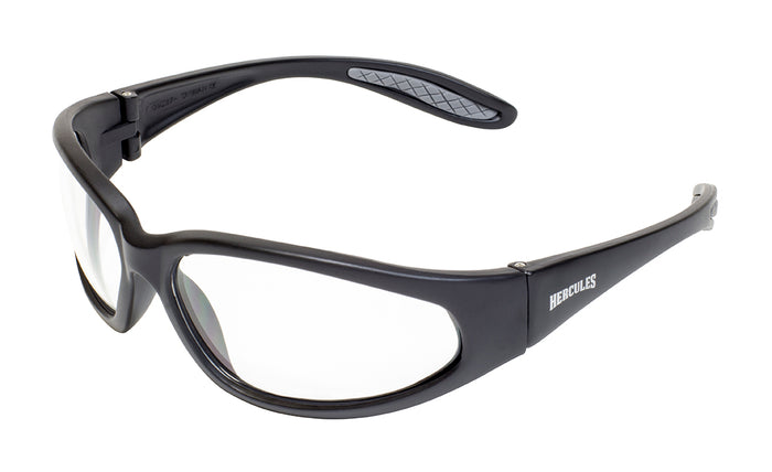 Hercules 24 Clear To Smoke: NEW PHOTOCHROMIC LENSES
MOTORCYCLE SAFETY SUNGLASSES

Meets ANSI Z87