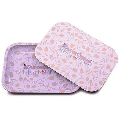 High Hemp Metal Rolling Tray With Lid - Dutch Cream