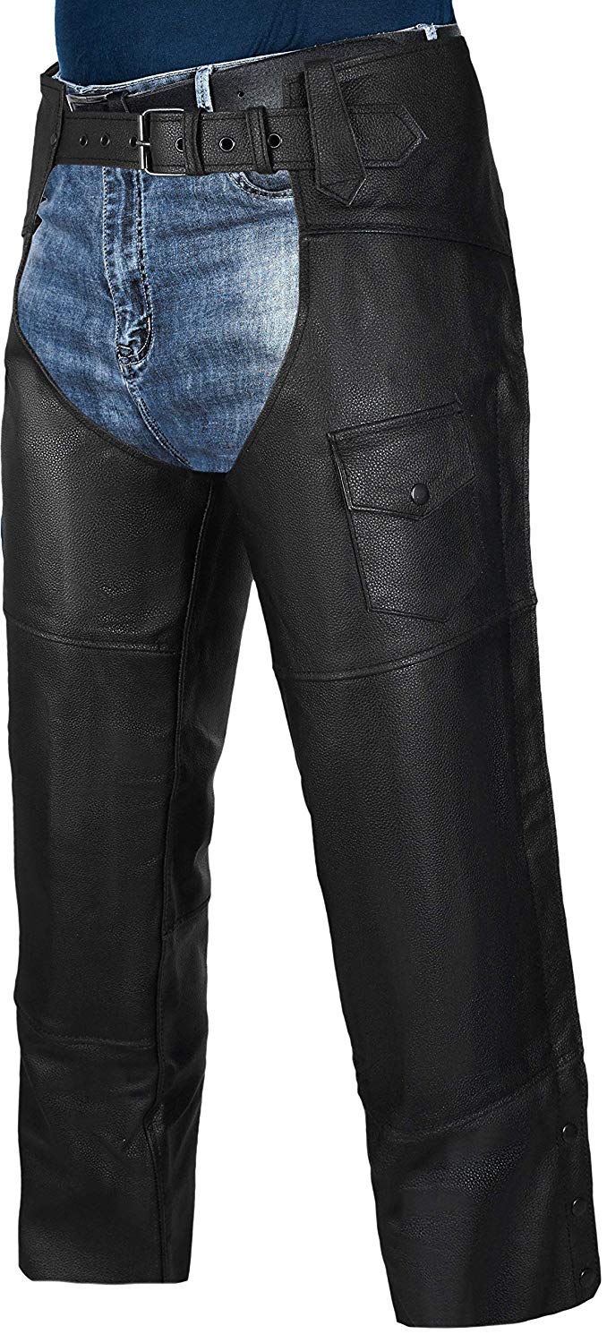 HWK Leather Chaps Pants
