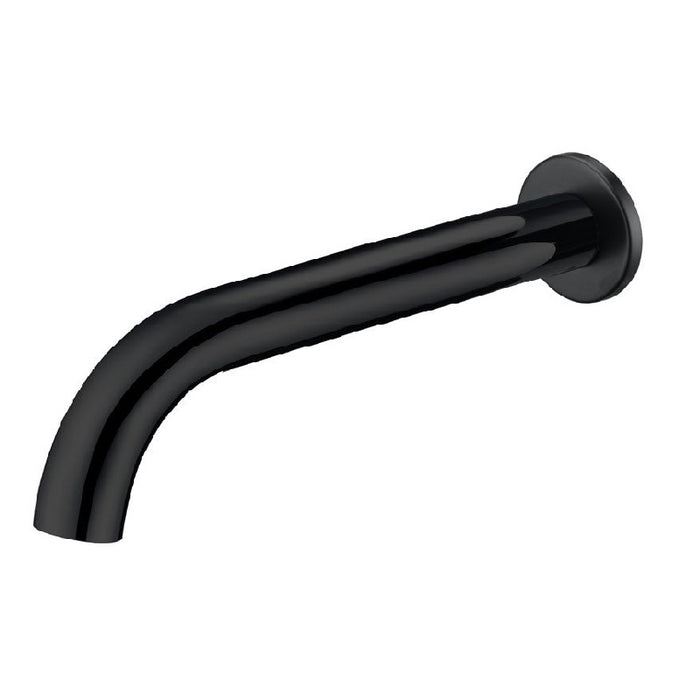 Ikon Hali Black Bath Spout - Acqua Bathrooms