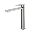 Ikon Ruki Brushed Nickel Tall Basin Mixer - Acqua Bathrooms