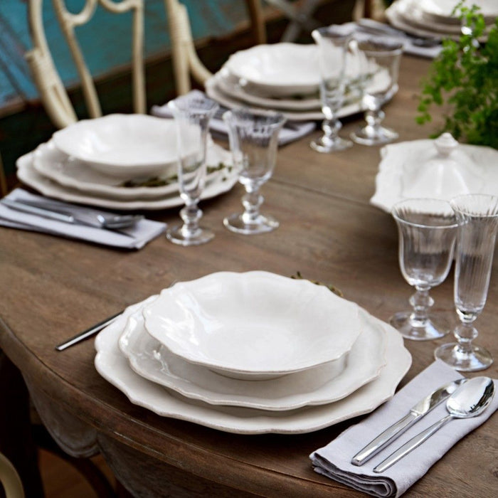 Impressions White Dinnerware by Casafina Costa Nova