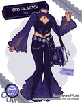 (Interest Check) Crystal Witch Outfit Set & Book Bag