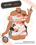 (Interest Check) Koi Fish Swimsuit