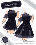 (Interest Check) Ouija Witch Top & Shorts/Skirt