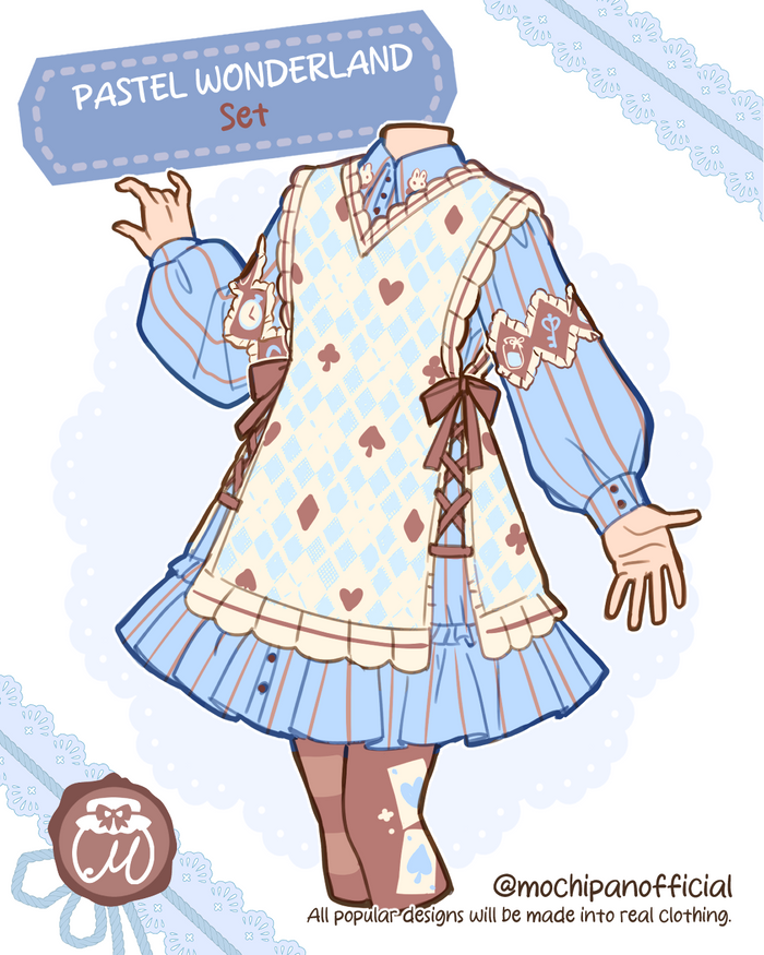 (Interest Check) Pastel Wonderland Dress Set