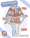 (Interest Check) Pastel Wonderland Shorts & Cape