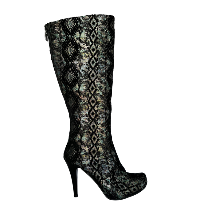 Irish Nights Knee High Stiletto