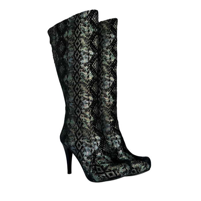 Irish Nights Knee High Stiletto