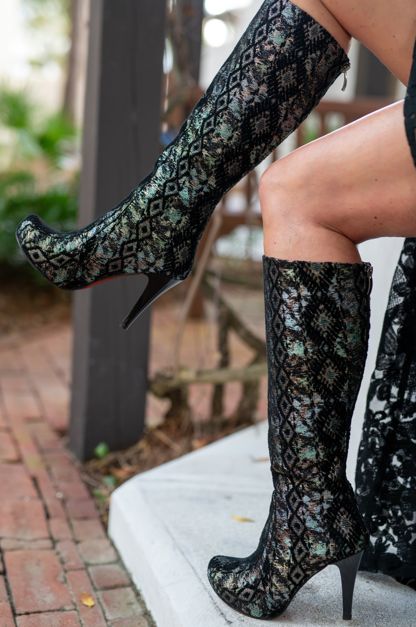 Irish Nights Knee High Stiletto
