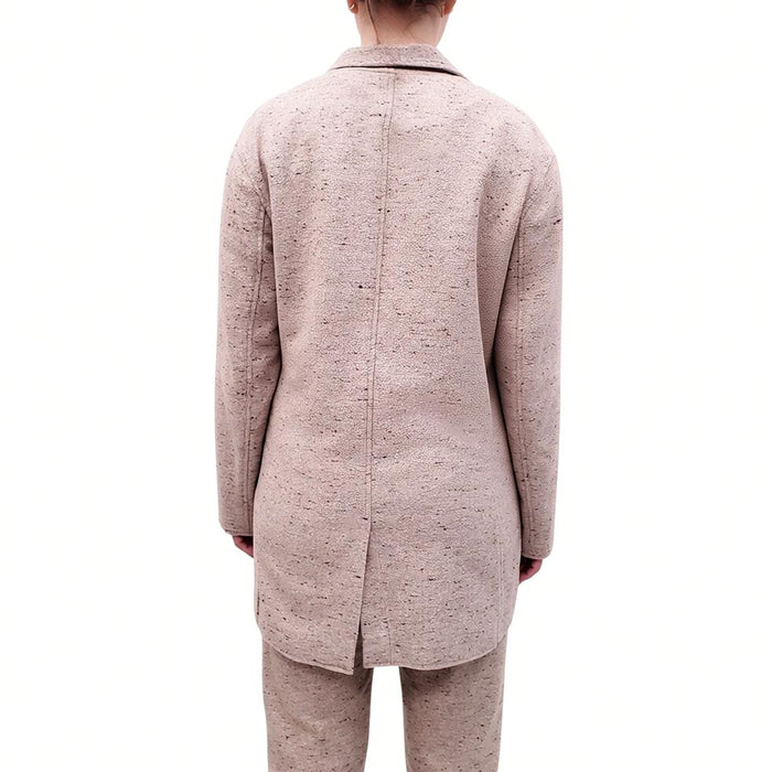 ISABEL MARANT ÉTOILE TAUPE COTTON BLEND SUIT - SIZE 34