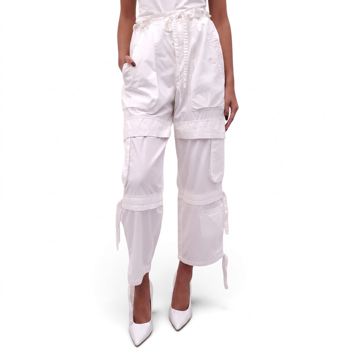 ISABEL MARANT WHITE CARGO PANT - SIZE 40