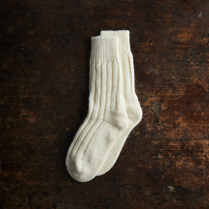 Jacob Adults Socks - Wool - Alabaster