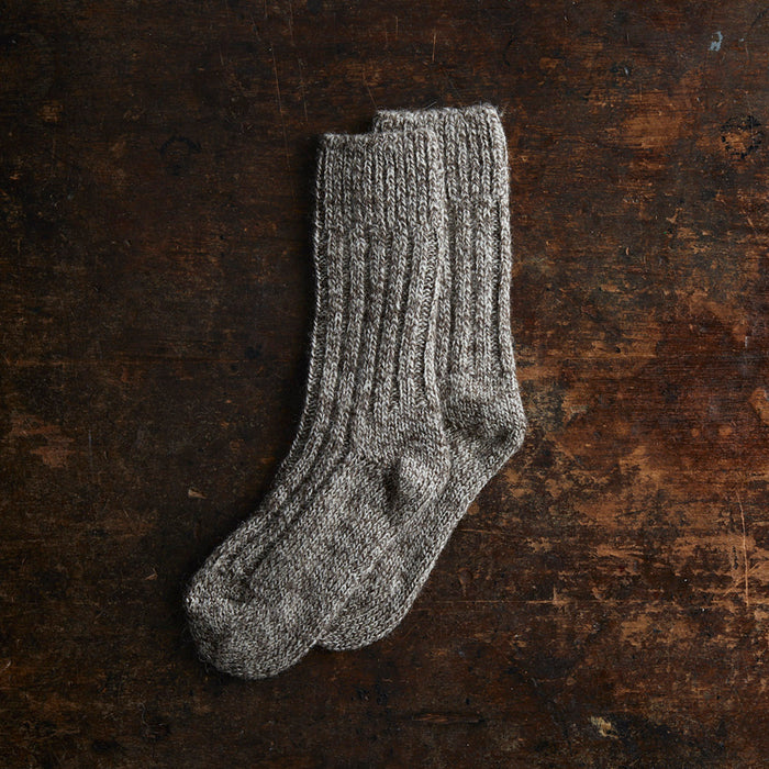 Jacob Adults Socks - Wool - Loam