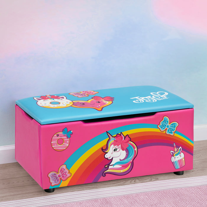 TB83206JS 1126 JoJo Siwa Upholstered Storage Bench for Kids Lifestyle 101