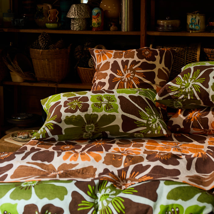 Jolene Linen Euro Pillowcase Set - Ecru
