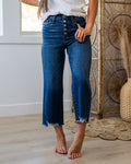 Judy Blue Morgan Distressed Hem Wide Leg Jeans SALE Judy Blue