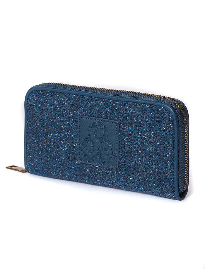 Kerry Tweed Traditional Purse - Midnight Blue #color_midnight-blue