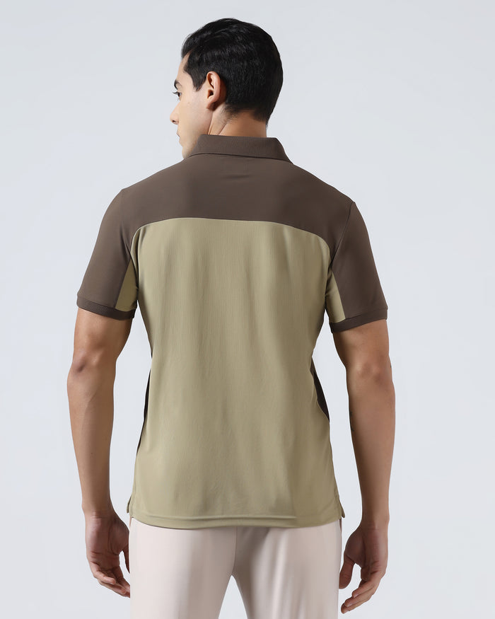 Khaki TechPro Solid Polo - Remus