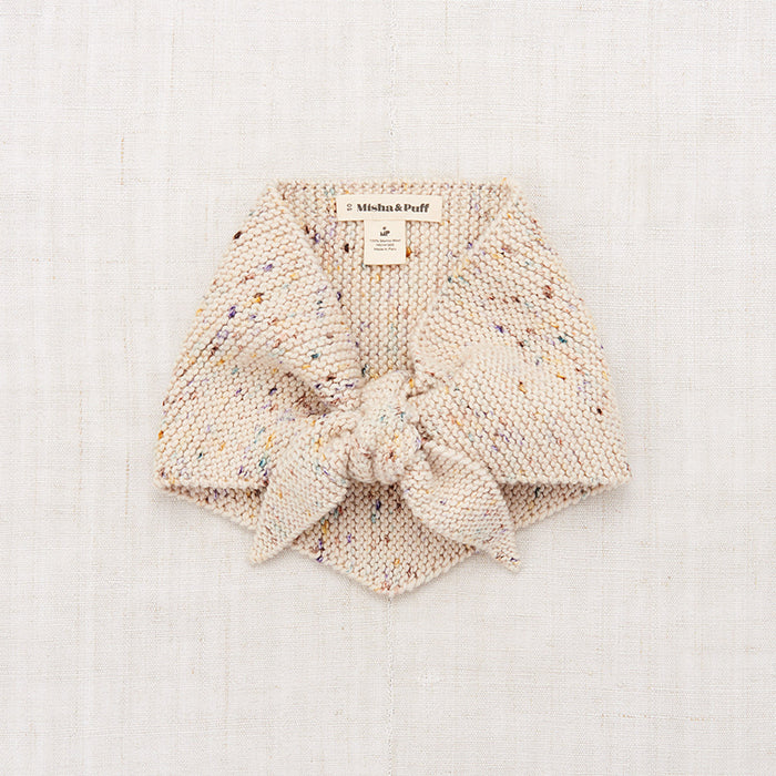 Kids Handknit Merino Wool Scout Scarf - Iris Confetti