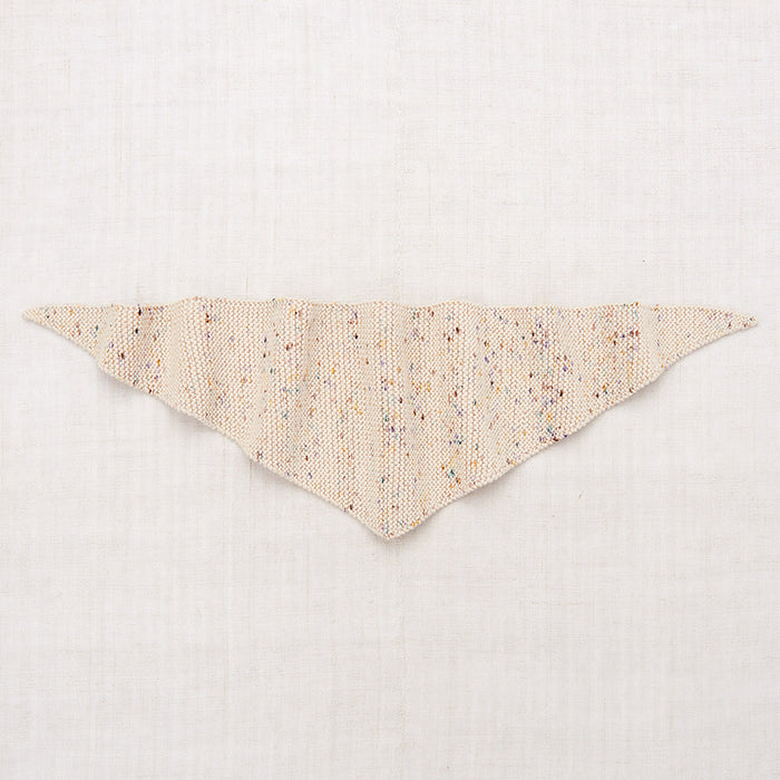 Kids Handknit Merino Wool Scout Scarf - Iris Confetti