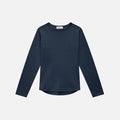 Kids Merino Wool LS Top - French Navy