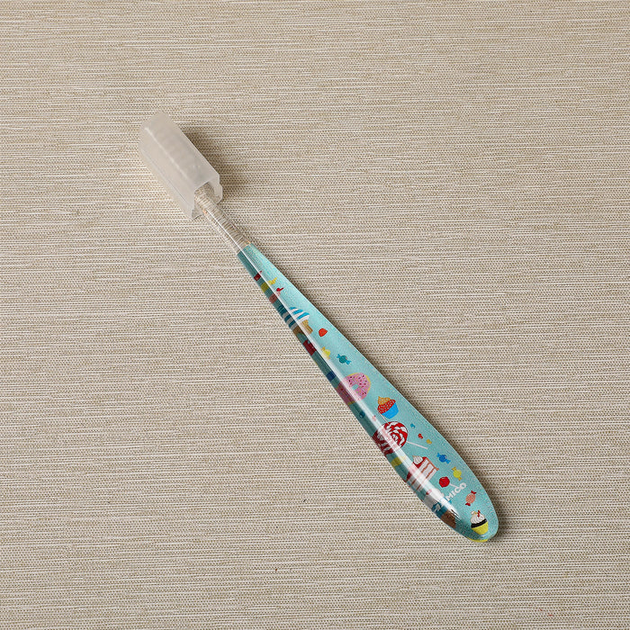 Kid's resin handled toothbrush
