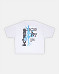 KISS THE BUNNY TEE WHITE - COLD CULTURE