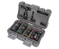 Klein Tools 1/4" Hex, 1/2" Square; 3/8 x 7/16", 1/2 x 9/16", 5/8 x 11/16", 3/4 x 13/16", and 7/8 x 15/16" Drive