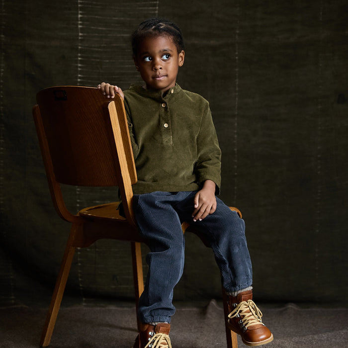 Larch Baby & Kids Shirt - Cotton Corduroy - Thyme